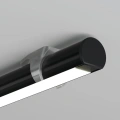 Profil aluminiowy LED OLEK czarny - z zaślepką