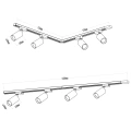 Zestaw oświetlenia szynowego 150cm - Pipe 4xGU10 - biały - ML1166