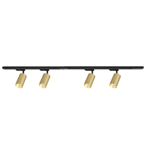 Zestaw oświetlenia szynowego 150cm - Pipe 4xGU10 - złoty - ML1167