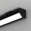 Profil aluminiowy LED 45-PLUS czarny anodowany - wizualizacja