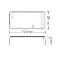Odbiornik LED 2w1 - MONO / CCT - 12-24V 12A - Zigbee 3.0 - SZ2  - Rysunek techniczny