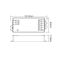 Odbiornik LED 2w1 - MONO / CCT - 12-24V 12A - E2-RF - Rysunek techniczny