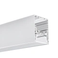 Profil aluminiowy LED MOD-50 biały malowany z kloszem , odbłyśnikami i led