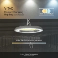 Lampa przemysłowa LED HighBay 3w1 CCT - 150W 12300lm - VT-91150CCT