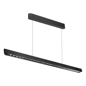 Oprawa liniowa LED zwieszana 36W 3w1 CCT czarna - VT-7-36-B