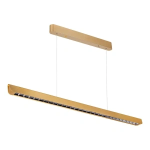 Oprawa liniowa LED zwieszana 36W 3w1 CCT złota - VT-7-36-G