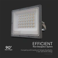 Naświetlacz LED 30W 3w1 CCT 80lm/W szary - VT-44030CCT
