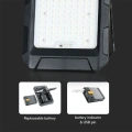 Solarny naświetlacz LED z panelem fotowoltaicznym 10W 4000K - VT-55W