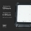 Solarny naświetlacz LED z panelem fotowoltaicznym 15W 4000K - VT-102W