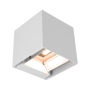 Solarna lampa elewacyjna LED z czujnikiem ruchu - 9W 860lm biała - VT-11109-W