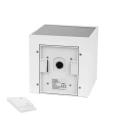 Solarna lampa elewacyjna LED z czujnikiem ruchu - 9W 860lm biała - VT-11109-W