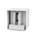 Solarna lampa elewacyjna LED z czujnikiem ruchu - 9W 860lm biała - VT-11109-W
