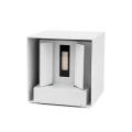 Solarna lampa elewacyjna LED z czujnikiem ruchu - 9W 860lm biała - VT-11109-W