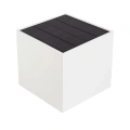 Solarna lampa elewacyjna LED z czujnikiem ruchu - 9W 860lm biała - VT-11109-W