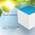 Solarna lampa elewacyjna LED z czujnikiem ruchu - 9W 860lm biała - VT-11109-W