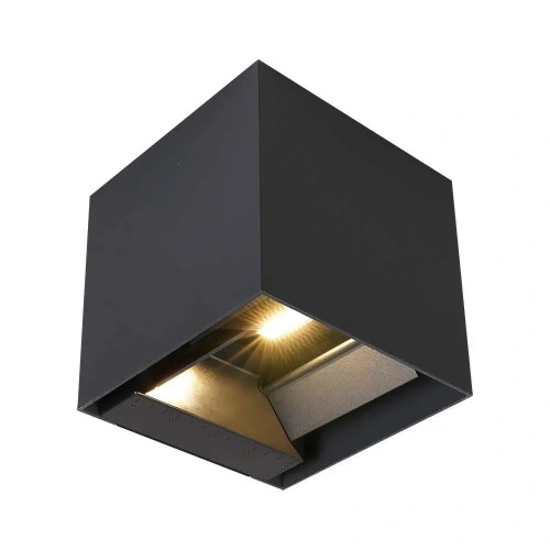 Solarna lampa elewacyjna LED z czujnikiem ruchu - 9W 860lm czarna - VT-11109-B