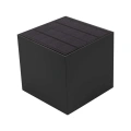 Solarna lampa elewacyjna LED z czujnikiem ruchu - 9W 860lm czarna - VT-11109-B
