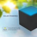 Solarna lampa elewacyjna LED z czujnikiem ruchu - 9W 860lm czarna - VT-11109-B