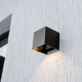 Solarna lampa elewacyjna LED z czujnikiem ruchu - 9W 860lm czarna - VT-11109-B