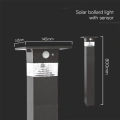 Solarna lampa LED z czujnikiem ruchu 3W 250lm 3000K - VT-1170