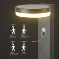 Solarna lampa LED z czujnikiem ruchu 5.5W 220lm 3000K - VT-1168