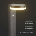 Solarna lampa LED z czujnikiem ruchu 5.5W 220lm 3000K - VT-1168