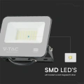 Naświetlacz LED 30W 83lm/W czarny - VT-44035