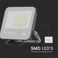 Naświetlacz LED 50W 85lm/W czarny - VT-44055-B