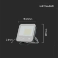 Naświetlacz LED 50W 85lm/W czarny - VT-44055-B
