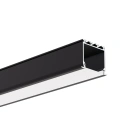 Profil aluminiowy LED LOKOM czarny anodowany z kloszem