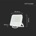 Naświetlacz LED 50W 85lm/W biały - VT-44055-W