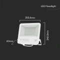 Naświetlacz LED 100W 87lm/W biały - VT-44104-W