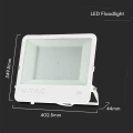 Naświetlacz LED 200W 87lm/W biały - VT-44204-W