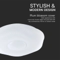 Plafon LED 40W 4000lm CCT ściemnialny z pilotem - VT-8561