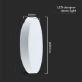 Plafon LED 40W 4000lm CCT ściemnialny z pilotem - VT-8563