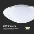 Plafon LED 40W 4000lm CCT ściemnialny z pilotem - VT-8567