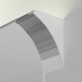 Profil aluminiowy LED LIT-L surowy - wizualizacja
