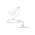 Lampa parkowa LED z słupem 50W 3000K - TYTAN II TN-4100