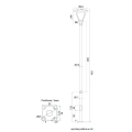 Lampa parkowa LED 45W 3700lm - MARS - MLS-LB-H4400