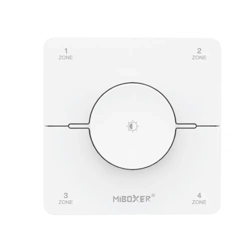 Panel LED naścienny - Mono/CCT - 4 strefowy - 2x1,5V - K0S(W)