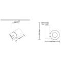 Lampa szynowa LED 3-fazowa OJO 35W 3000K/4000K - ML1109