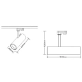 Lampa szynowa LED 3-fazowa SUMBA 20W 3000K/4000K - ML1111