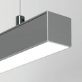Profil aluminiowy LED LIPOD anodowany - wizualizacja - oprawa wisząca