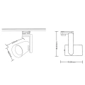 Lampa szynowa LED 3-fazowa TIMOR 10W 3000K/4000K - ML1115