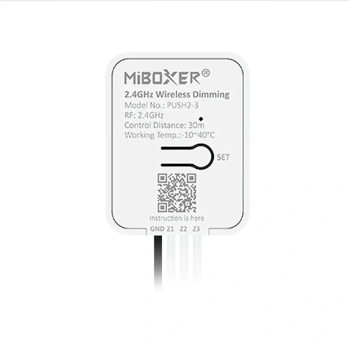 Pilot LED do puszkowy - MONO - 3 strefowy - do przycisków dzwonkowych - 3V CR2032 - PUSH2-3