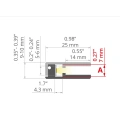 Profil aluminiowy LED KRAV-56 - wymiary