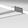 Profil aluminiowy LED KOZEL-50 surowy z kloszem - wizualizacja - oprawa