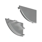 Zaślepka srebrna do profilu aluminiowego LED "KOPRO-30-L" - kpl. 2 szt.