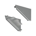 Zaślepka srebrna do profilu aluminiowego LED "KOPRO-30-P" - kpl. 2 szt.