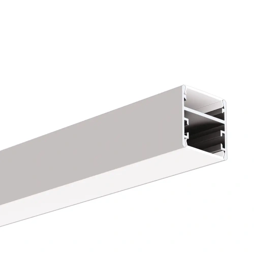 Profil aluminiowy LED GLAZA-DUO anodowany z kloszem